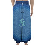 Spiritual Om Sign Print Lantern Pants