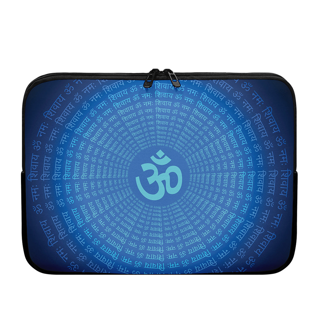 Spiritual Om Sign Print Laptop Sleeve
