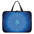 Spiritual Om Sign Print Laptop Sleeve With Handle