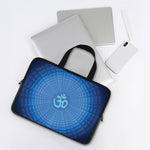 Spiritual Om Sign Print Laptop Sleeve With Handle