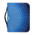 Spiritual Om Sign Print Leather Bible Cover