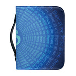Spiritual Om Sign Print Leather Bible Cover