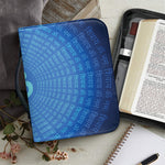 Spiritual Om Sign Print Leather Bible Cover