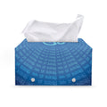 Spiritual Om Sign Print Leather Tissue Box Cover