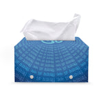 Spiritual Om Sign Print Leather Tissue Box Cover
