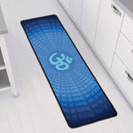 Spiritual Om Sign Print Long Kitchen Mat