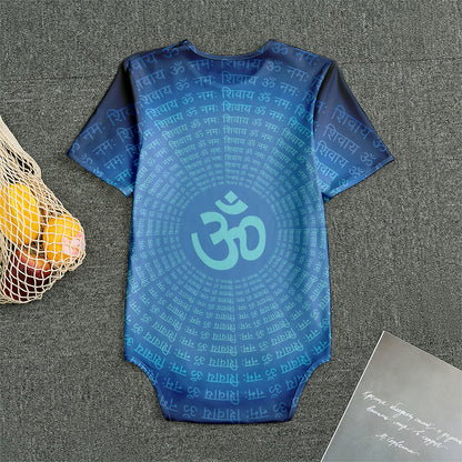 Spiritual Om Sign Print Men's Bodysuit