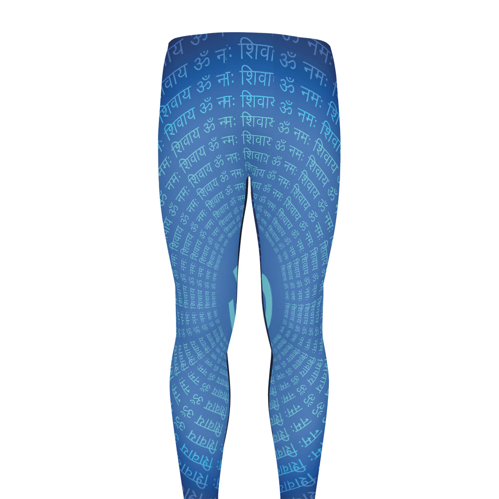 Spiritual Om Sign Print Men's leggings