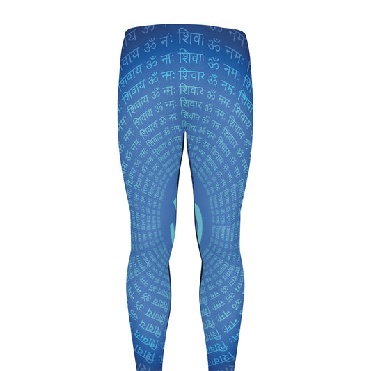 Spiritual Om Sign Print Men's leggings