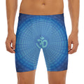 Spiritual Om Sign Print Men's Long Boxer Briefs