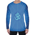 Spiritual Om Sign Print Men's Long Sleeve T-Shirt
