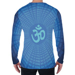 Spiritual Om Sign Print Men's Long Sleeve T-Shirt