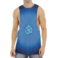 Spiritual Om Sign Print Men's Muscle Tank Top