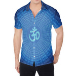 Spiritual Om Sign Print Men's Shirt