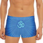 Spiritual Om Sign Print Men's Short Boxer Briefs