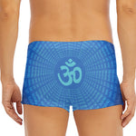 Spiritual Om Sign Print Men's Short Boxer Briefs