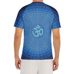 Spiritual Om Sign Print Men's Short Sleeve Rash Guard