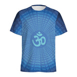 Spiritual Om Sign Print Men's Sports T-Shirt