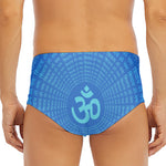 Spiritual Om Sign Print Men's Triangle Swim Briefs
