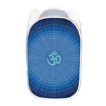 Spiritual Om Sign Print Mesh Laundry Hamper