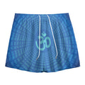 Spiritual Om Sign Print Mesh Shorts
