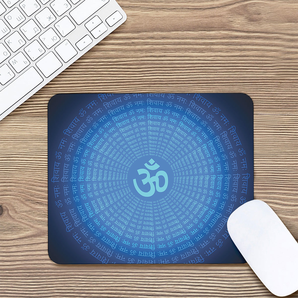 Spiritual Om Sign Print Mouse Pad