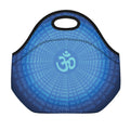 Spiritual Om Sign Print Neoprene Lunch Bag