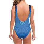 Spiritual Om Sign Print One Piece Swimsuit