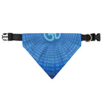 Spiritual Om Sign Print Over The Collar Dog Bandana