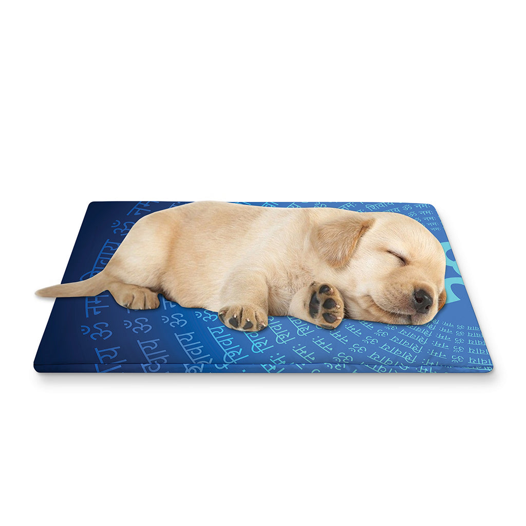 Spiritual Om Sign Print Pet Cooling Mat Cover