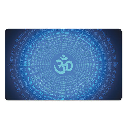Spiritual Om Sign Print Polyester Doormat