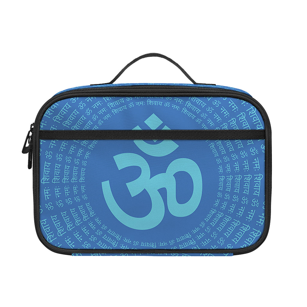 Spiritual Om Sign Print Portable Lunch Bag