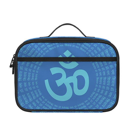 Spiritual Om Sign Print Portable Lunch Bag