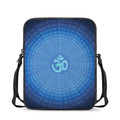 Spiritual Om Sign Print Rectangular Crossbody Bag