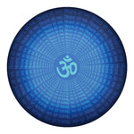 Spiritual Om Sign Print Round Blanket