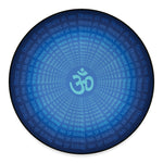 Spiritual Om Sign Print Round Floor Mat