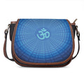 Spiritual Om Sign Print Saddle Bag
