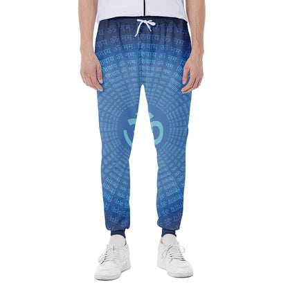 Spiritual Om Sign Print Scuba Joggers