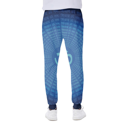 Spiritual Om Sign Print Scuba Joggers