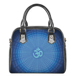 Spiritual Om Sign Print Shoulder Handbag