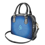 Spiritual Om Sign Print Shoulder Handbag