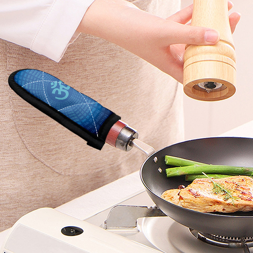 Spiritual Om Sign Print Skillet Handle Cover