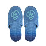 Spiritual Om Sign Print Slippers