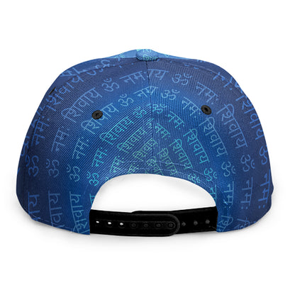 Spiritual Om Sign Print Snapback Cap