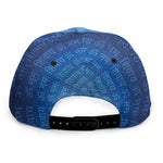Spiritual Om Sign Print Snapback Cap