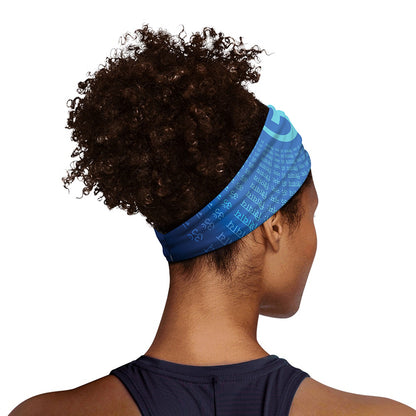 Spiritual Om Sign Print Sports Headband