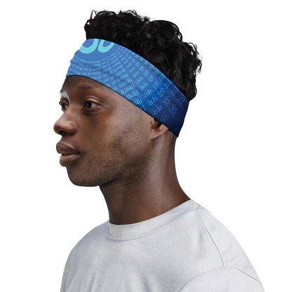 Spiritual Om Sign Print Sports Headband