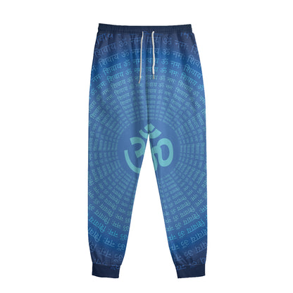 Spiritual Om Sign Print Sweatpants
