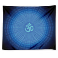 Spiritual Om Sign Print Tapestry