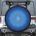 Spiritual Om Sign Print Tire Cover